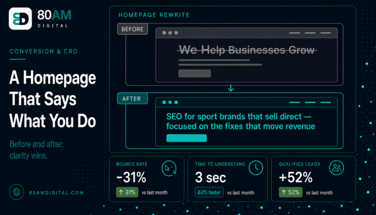 How to Write a Homepage That Says What You Actually Do