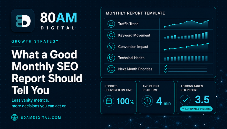 What to Include in a Monthly SEO Report